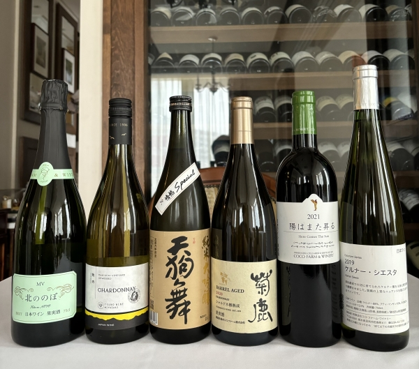 日本をテーマにした、２月ワイン会の写真です！